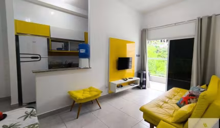 Apartamento de 02 Quartos suítes com piscina na Praia das Toninhas - Ubatuba