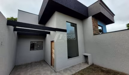 Casa nova a venda com 3 qtos (1 suíte) Bairro Iguaçú em Araucária
