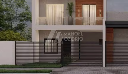 Sobrado à Venda em Passaúna - 3 Dormitórios sendo 1 suíte, 115m²