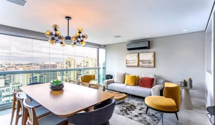 Elegante apartamento tipo para venda com 3 quartos, sendo 3 suítes, 165m²