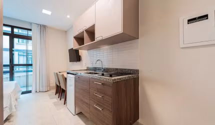 Aconchegante studio para venda com 1 quarto, sendo 1 suíte, 27m²