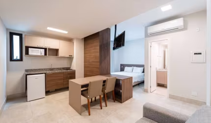 Espetacular apartamento tipo para venda com 1 quarto, sendo 1 suíte, 35m²