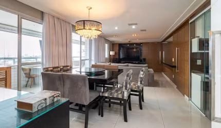 Agradável apartamento tipo para venda com 3 quartos, sendo 3 suítes, 136m²