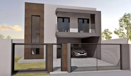 Sobrado com 140,72m² 3 quartos, à venda, no bairro Boneca do Iguaçu em São José dos Pinhais
