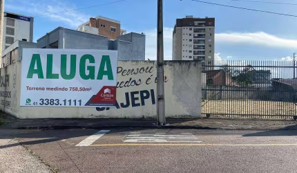 Terreno com 758m² , para aluguel, no bairro Centro em São José dos Pinhais