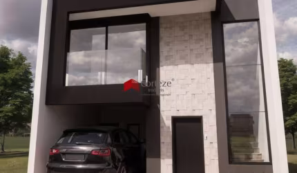 Sobrado em condomínio com 128,44m² 3 quartos, à venda, no bairro Costeira em São José dos Pinhais