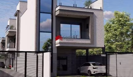 Sobrado em condomínio com 148,06m² 3 quartos, à venda, no bairro Hauer em Curitiba