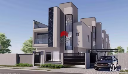 Sobrado em condomínio com 127,73m² 3 quartos, à venda, no bairro Capão Raso em Curitiba