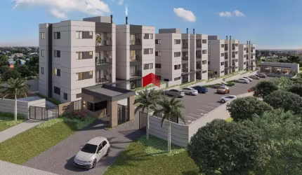 Apartamento com 49,83m² 2 quartos, à venda, no bairro Vila Emerentina em Almirante Tamandaré