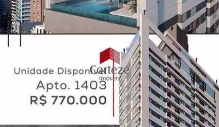 Apartamento com 64,7m² 2 quartos, à venda, no bairro Meia Praia em Itapema