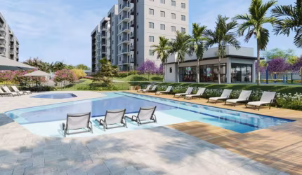 Apartamento Viva Parque com 2 dormitórios à venda, 45 m² por R$ 340.000,00 - Jardim Veneza - Indaiatuba/SP