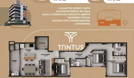 Apartamento com 3 dormitórios à venda, 95 m² por R$ 1.590.000,00 - Balneário Caravela I - Matinhos/PR