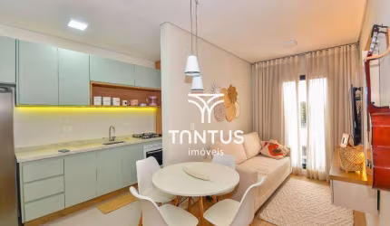 Apartamento mobiliado com 1 dormitório e 1 vaga de garagem para alugar por R$ 2550/mês - Vila Izabel - Curitiba/PR