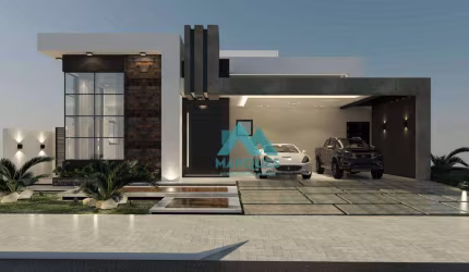Casa com 3 dormitórios à venda, 184 m² por R$ 1.250.000,00 - Condomínio Santa Mônica - Caçapava/SP