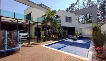 Casa em condomínio fechado com 3 quartos à venda na Rua Hera, 10, Jardim de Itapoan, Paulínia, 341 m2 por R$ 2.800.000