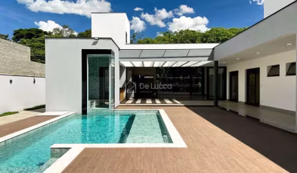 Casa em condomínio fechado com 4 quartos para alugar na Avenida Araçá, 137, Loteamento Alphaville Campinas, Campinas, 507 m2 por R$ 32.000