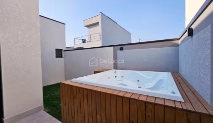 Casa em condomínio fechado com 3 quartos à venda na Avenida Luiz Greco, 600, Vila Monte Alegre, Paulínia, 134 m2 por R$ 899.000