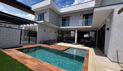 Casa em condomínio fechado com 4 quartos à venda na Avenida Carlos Diaulas Serpa, 100, Loteamento Parque dos Alecrins, Campinas, 320 m2 por R$ 3.700.000
