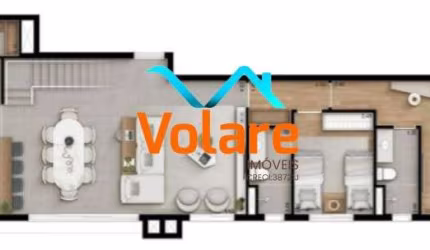 Imperdível oportunidade de adquirir apartamento duplex de luxo na Vila Yara em Osasco-SP: 3 quartos, 3 suítes, 3 salas, 4 banheiros, 4 vagas, 194m²!