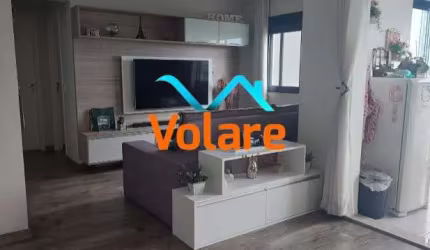 Apartamento à venda no Continental Osasco: 2 quartos, 1 suite, sala com living ampliados, 2 vagas - 78m² de área privativa.