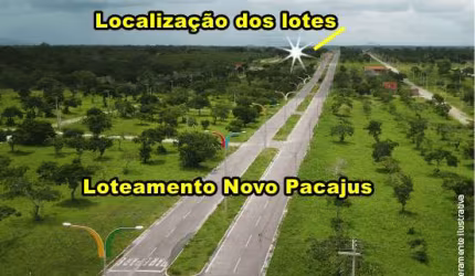 VERAS VENDE LOTES NO LOTEAMENTO PLANÍCIE DO OESTE - AO LADO DO NOVO PACAJUS