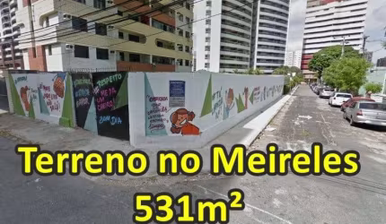 VERAS VENDE TERRENO 531M² DE ESQUINA NO MEIRELES