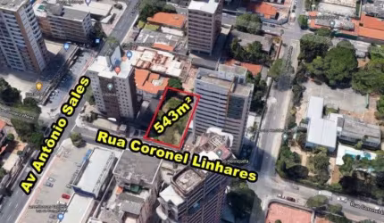 VERAS VENDE TERRENO 543m² NO DIONÍSIO TORRES