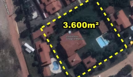 VERAS VENDE TERRENO MURADO DE 3.600m² NO PORTO DAS DUNAS