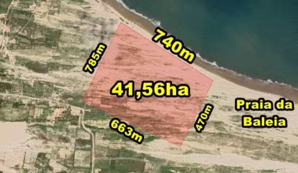 VERAS VENDE Terreno com 41,56ha em Itapipoca-CE, próximo a P