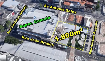 VERAS VENDE TERRENO 1.800m² NA RUA ANTONIO AUGUSTO