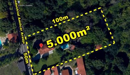 VERAS VENDE TERRENO 5.000m² EM COITÉ - EUSÉBIO - CE