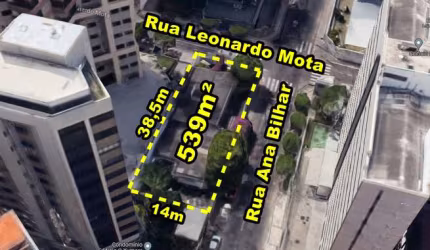 VERAS VENDE TERRENO 539M² NO MEIRELES