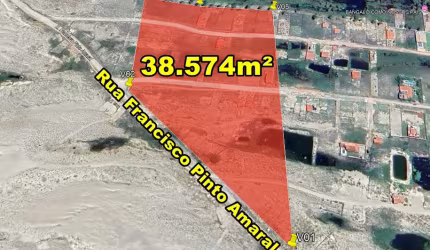 VERAS VENDE TERRENO 38.574m² NA TAÍBA-CE