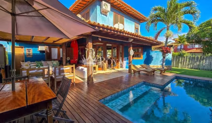 Linda Casa para locação na Praia Rasa, Armação dos Búzios, RJ