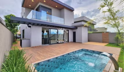 Casa em condomínio fechado com 4 quartos à venda na Avenida Oscar Niemeyer, Loteamento Terras de Florença, Ribeirão Preto, 373 m2 por R$ 2.500.000