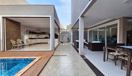 Casa em condomínio fechado com 3 quartos para alugar na Rua Ana Lopes Prates, Bonfim Paulista, Ribeirão Preto, 369 m2 por R$ 9.000