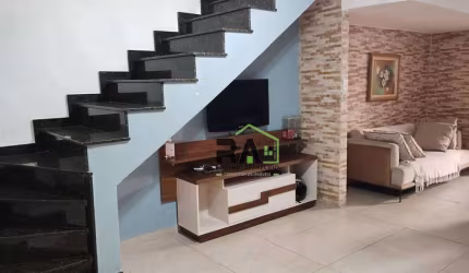 Sobrado com 3 dormitórios à venda, 150 m² por R$ 550.000 - Vila Camilópolis - Santo André/SP