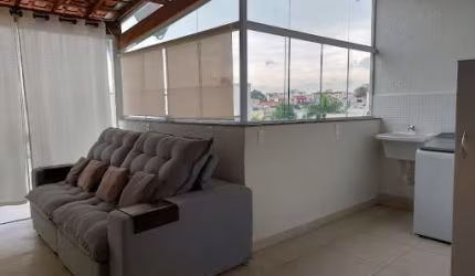 Cobertura com 2 dormitórios à venda, 120 m² por R$ 569.000,00 - Vila Scarpelli - Santo André/SP