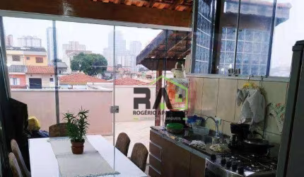 Cobertura com 2 dormitórios à venda, 96 m² por R$ 424.000,00 - Vila Scarpelli - Santo André/SP