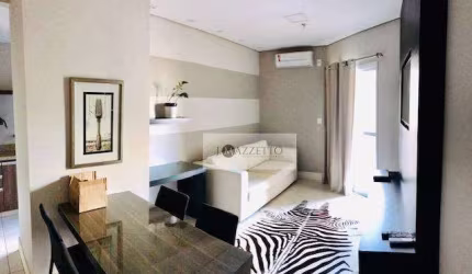 Flat com 1 dormitório para alugar, 52 m² por R$ 4.800,02/mês - Centro - Indaiatuba/SP