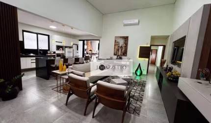 Casa Térrea 3 Suítes com Piscina fundo para área verde de preservação- Condomínio Di Roma - Indaiatuba/SP