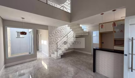 Sobrado com 3 dormitórios para alugar, 110 m² por R$ 5.249,00/mês - Jardim Park Real - Indaiatuba/SP