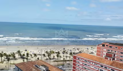 Apto mobiliado à venda no Bairro Ocian, Praia Grande, 02 dormitórios e lazer.