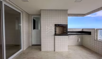 Apartamento novo a venda Praia Grande 3 quartos frente mar na Vila Caiçara