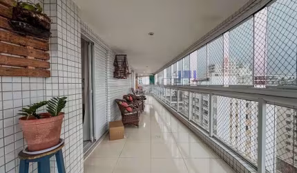Apartamento a venda Praia Grande 3 quartos suites, vista mar na Vila Tupi
