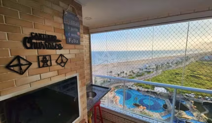Apartamento FRENTE MAR 2 quartos à venda na Mirim Praia Grande-SP