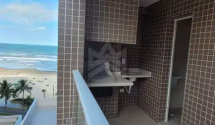 Apartamento 1 Quarto c/ suíte, vista mar à Venda em Real, Praia Grande - SP, 53m