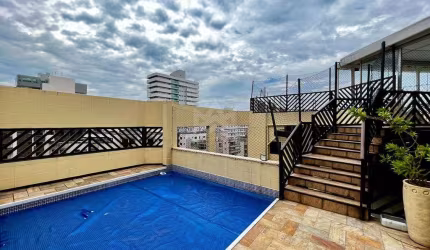 Cobertura Vista Mar à venda com 5 quartos Piscina na Tupi Praia Grande-SP 344 m²