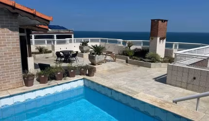 Cobertura de 4 Quartos à Venda no Bairro Ocian - Praia Grande/SP | Vista Mar