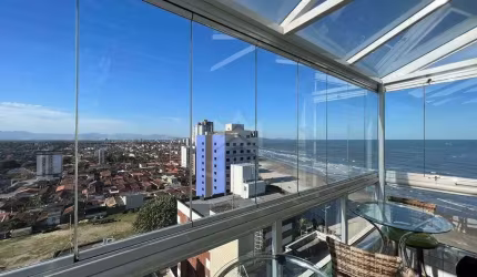 Cobertura Duplex Vista mar 3 suítes à venda no Caiçara Praia Grande-SP, 140 m²